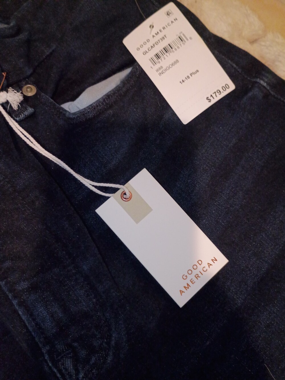 Good American Women's Dark Indigo Jeans
